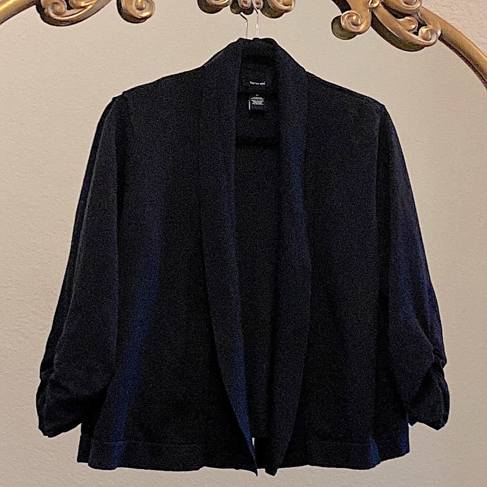 Verve Ami Cardigan with Ruched 3/4 Sleeve Size M